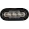 Buyers Products 6 Inch LED Oval Strobe Light with Blue LEDs and Clear Lens SL62CB - alternate 2